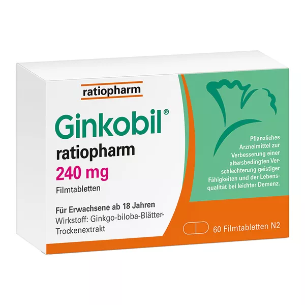 Ginkobil ratiopharm 240 mg 60 St