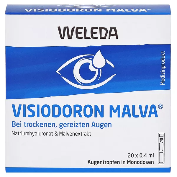 Visiodoron Malva Augentropfen in Monodosen 20X0,4 ml