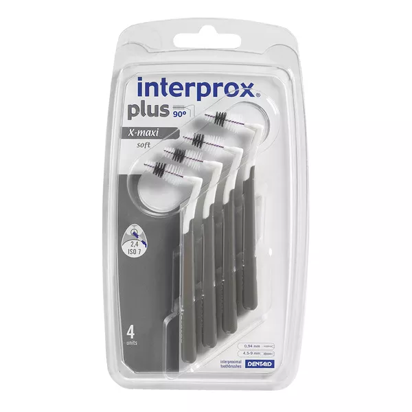 interprox plus X-maxi soft grau Interdentalbürste, 4 St.