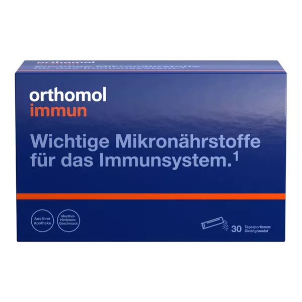 Orthomol Immun Direktgranulat Menthol-Himbeere 30 St