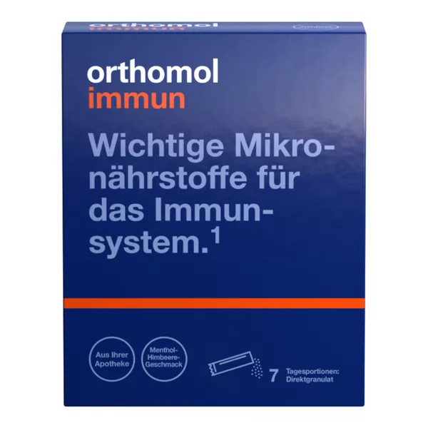Orthomol Immun Direktgranulat Menthol-Himbeere 7 St
