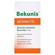 Bekunis Abführ Dragees Bisacodyl 5 mg 10 St