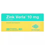 ZINK Verla 10 mg Filmtabletten 20 St