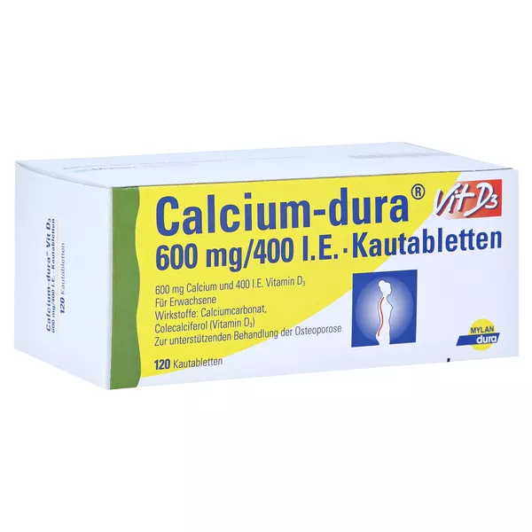 Calcium DURA Vit D3 600 mg/400 I.E. 120 St