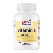 Vitamin C Kapseln hochdosiert und natürlich 500mg 90 St