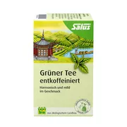 Grüner TEE Entkoffeiniert Bio Salus Filt 15 St