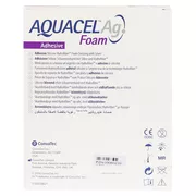 Aquacel Ag Foam adhäsiv 12,5x12,5 cm Ver 10 St