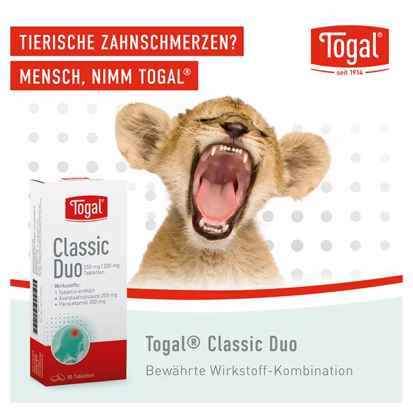 Togal Classic Duo 250 mg / 200 mg Tabletten, 30 St.