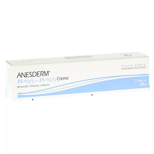 Anesderm 25 mg/g + 25 mg/g Creme, 30 g