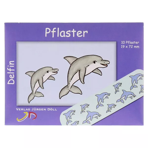 Kinderpflaster Delfin Briefchen 10 St