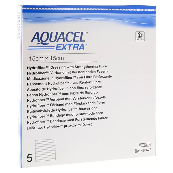 Aquacel Extra 15x15 cm Verband 5 St