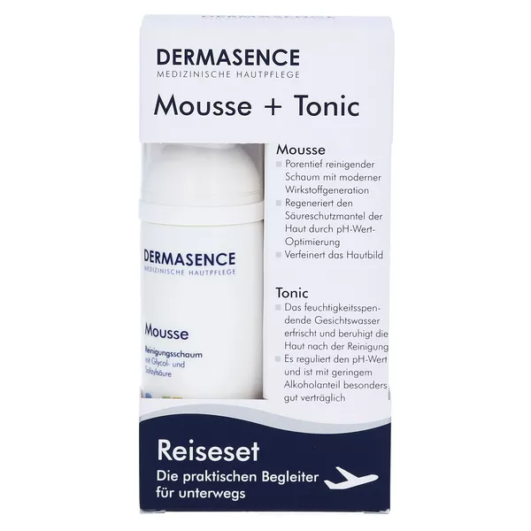 DERMASENCE Reiseset: Mousse + Tonic 2X50 ml