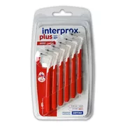 Produktabbildung: interprox plus mini conical rot Interdentalbürste