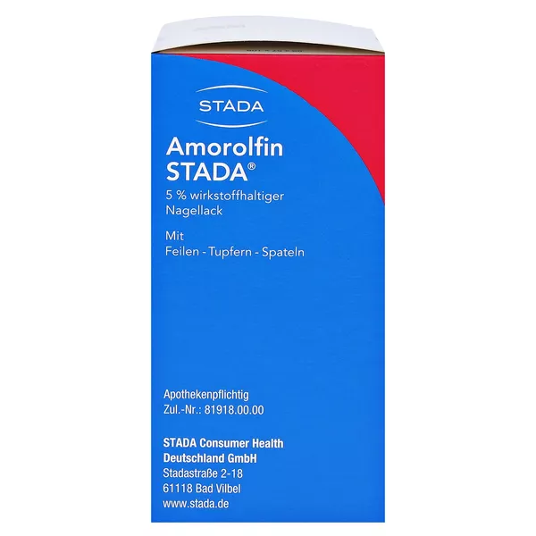 Amorolfin STADA 5% wirkstoffhaltiger Nagellack bei Nagelpilz 5 ml
