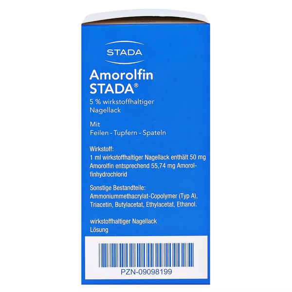 Amorolfin STADA 5% wirkstoffhaltiger Nagellack bei Nagelpilz 5 ml