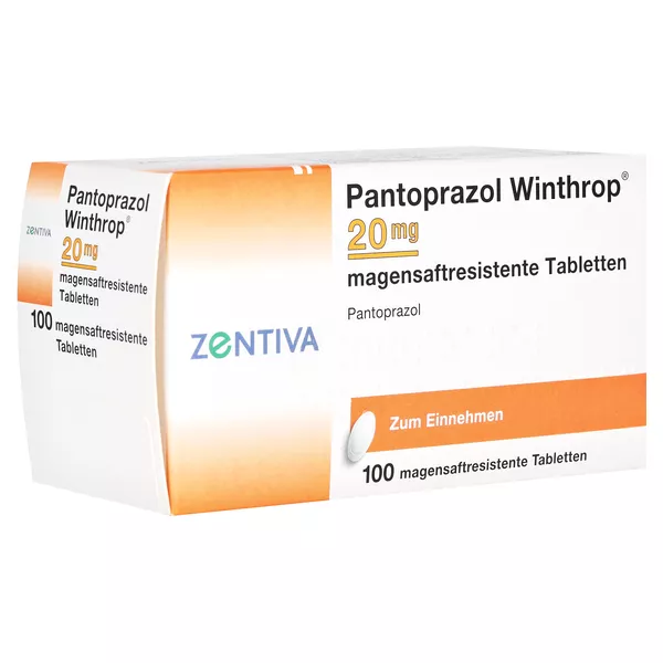 PANTOPRAZOL Winthrop 20 mg magensaftres.Tabletten 30 St