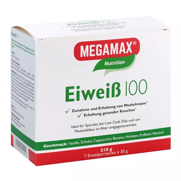 MEGAMAX Eiweiss 100 Mix-Kombi 7X30 g