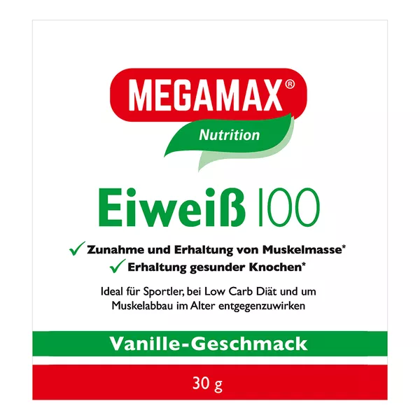 MEGAMAX Einzelportionen Eiweiss VANILLE 30 g