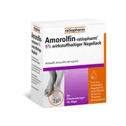 Produktabbildung: Amorolfin ratiopharm 5% wirkstoffhaltiger Nagellack