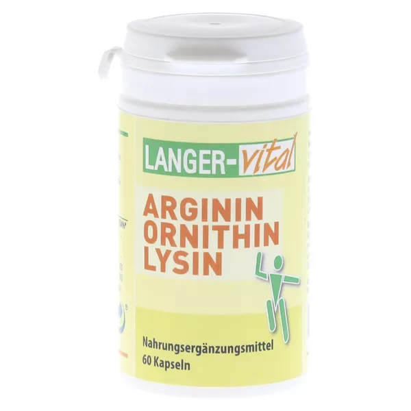 Arginin/ornithin 1000 Mg/tg Kapseln 60 St