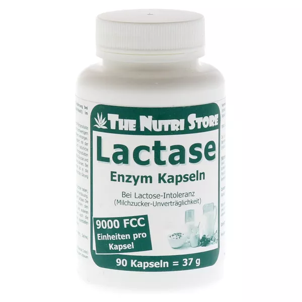 Lactase 9.000 FCC Enzym Kapseln 90 St
