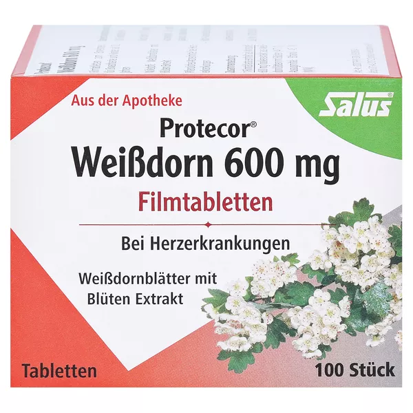 Protecor Weißdorn 600 mg Filmtabletten, 100 St.