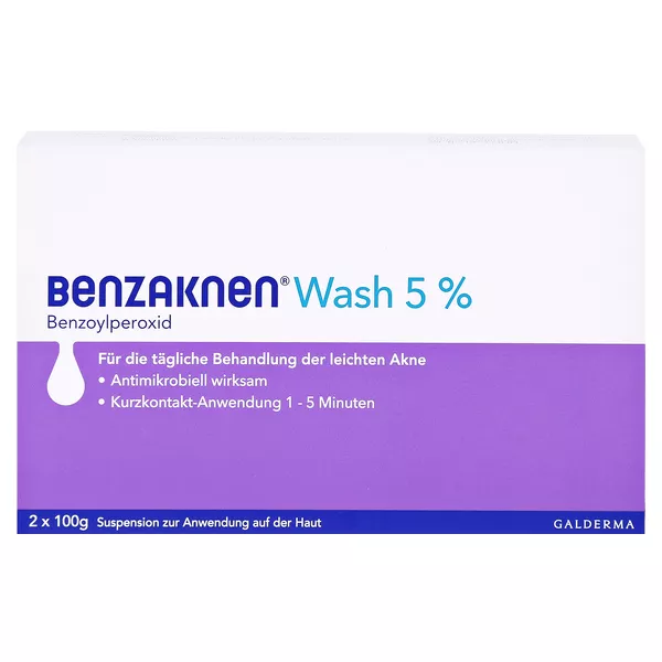Benzaknen Wash 5%, 2 x 100 g