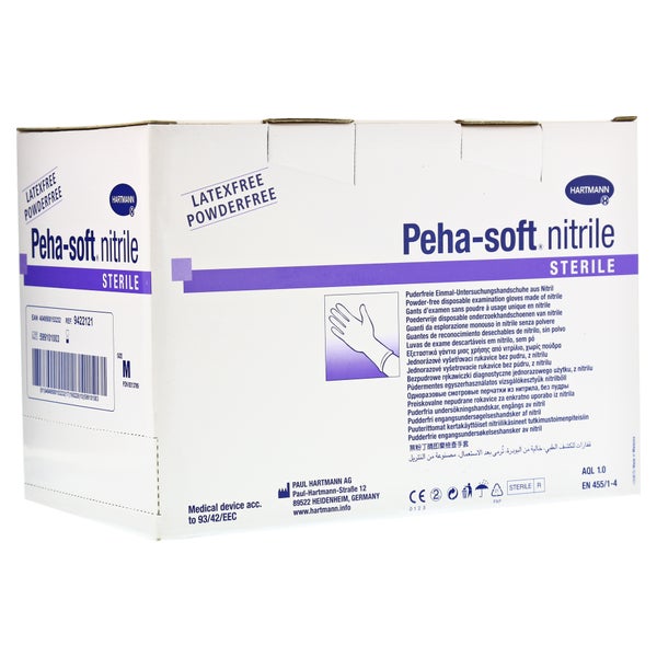 Peha-soft Nitrile Unt.handsch.steril pud 50X2 St