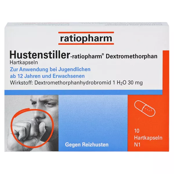 Hustenstiller ratiopharm Dextromethorphan 10 St