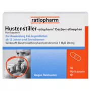 Hustenstiller ratiopharm Dextromethorphan 10 St