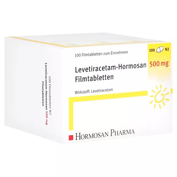 LEVETIRACETAM Hormosan 500 mg Filmtabletten 100 St