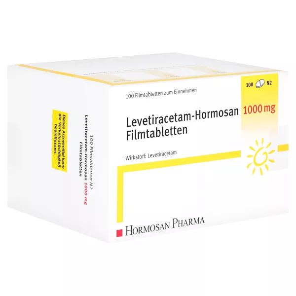 LEVETIRACETAM Hormosan 1000 mg Filmtabletten 100 St