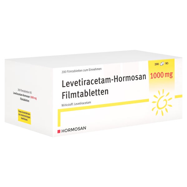 LEVETIRACETAM Hormosan 1000 mg Filmtabletten 200 St
