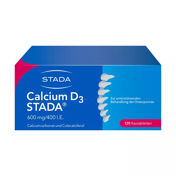 Calcium D3 STADA 600mg/400 I.E. 120 St