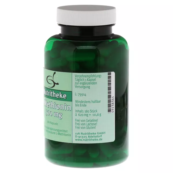 L-methionin 500 mg Kapseln 180 St