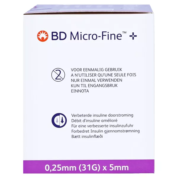 BD Micro-fine+ 5 Pen-Nadeln 0,25x5 mm 100 St