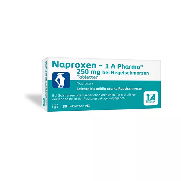 Naproxen 1 A Pharma 250 mg bei Regelschmerzen