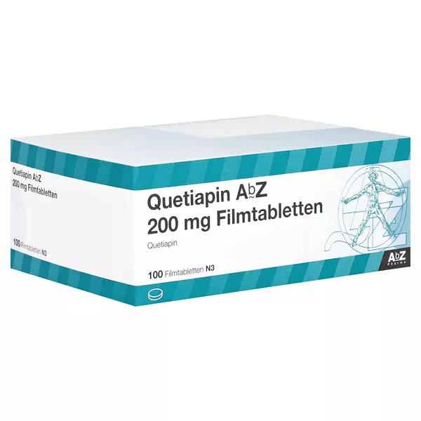 Quetiapin AbZ 200 mg Filmtabletten 100 St