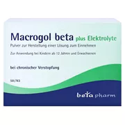 Macrogol beta plus Elektrolyte Pulver 50 St