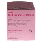 Sidroga Bio Schwangerschaftstee Filterbeutel 20X1,5 g