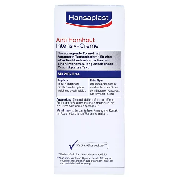 Hansaplast Foot Expert Anti-Hornhaut Creme, 75 ml