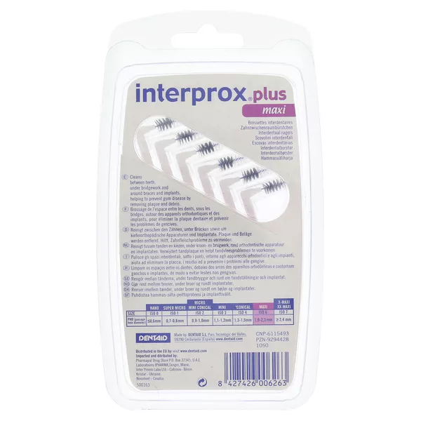 interprox plus maxi lila Interdentalbürste, 6 St.