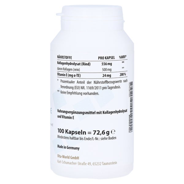 Kollagen Hydrolysat 500 mg Kapseln 100 St