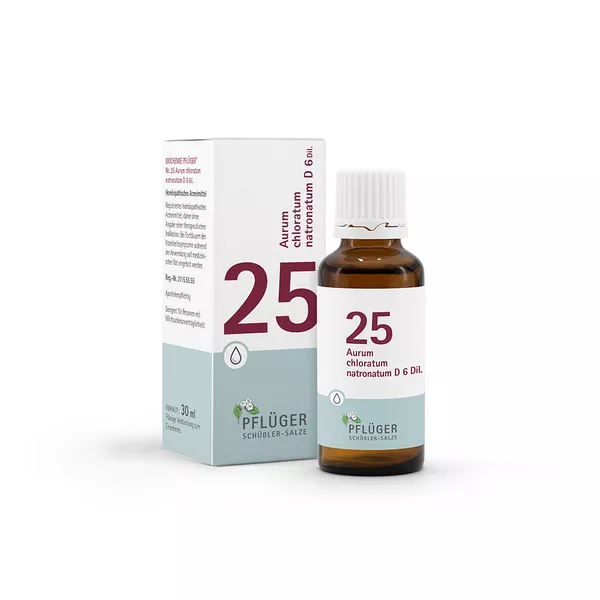 Schüßler-Salz Nr. 25 Aurum chloratum natronatum D6 30 ml