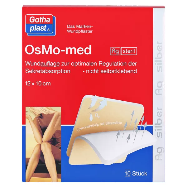 OSMO MED AG Wundauflage steril 10x12 cm 10 St