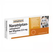 Naratriptan ratiopharm bei Migräne 2,5 mg 2 St