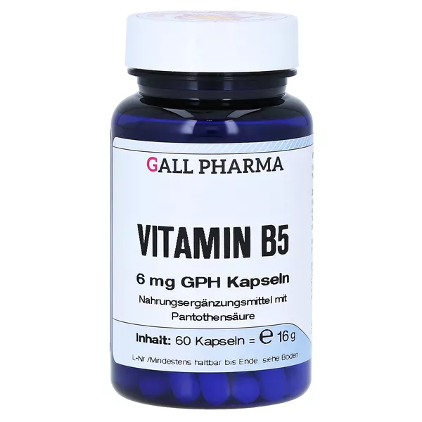 Vitamin B5 6 mg GPH Kapseln 60 St