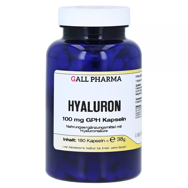 Hyaluron 100 mg GPH Kapseln 180 St