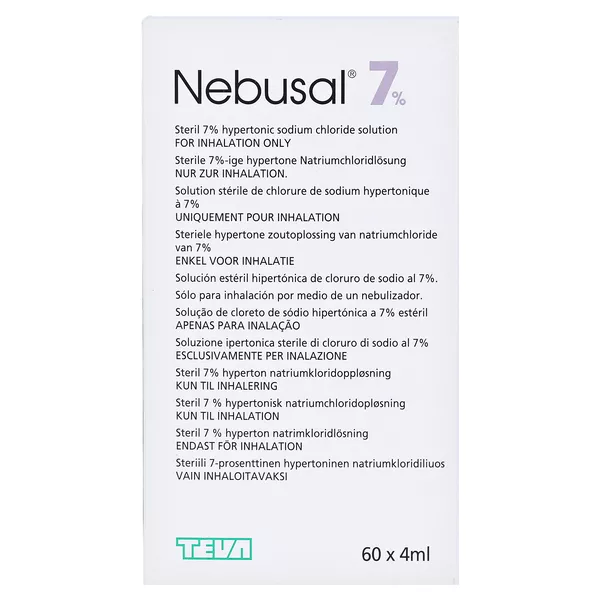 Nebusal 7% Inhalationslösung 60X4 ml