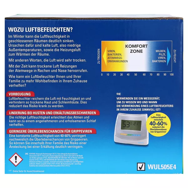 WICK Mini Kompakt Ultraschall Luftbefeuc, 1 St.